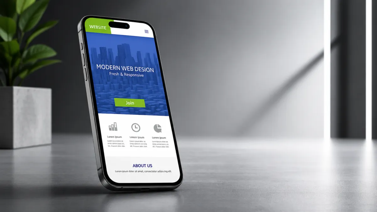 Mobile-first UI mockup