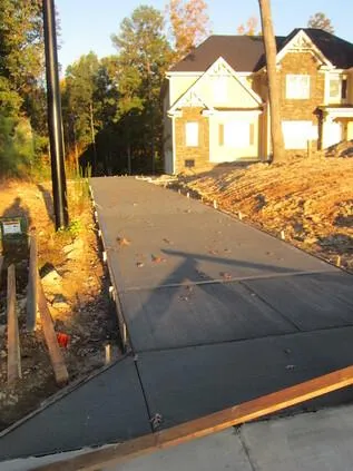Salisbury Concrete builds and installs Driveway