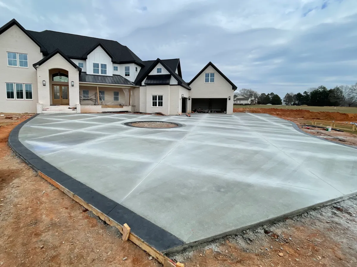 Salisbury Concrete builds and installs Driveway