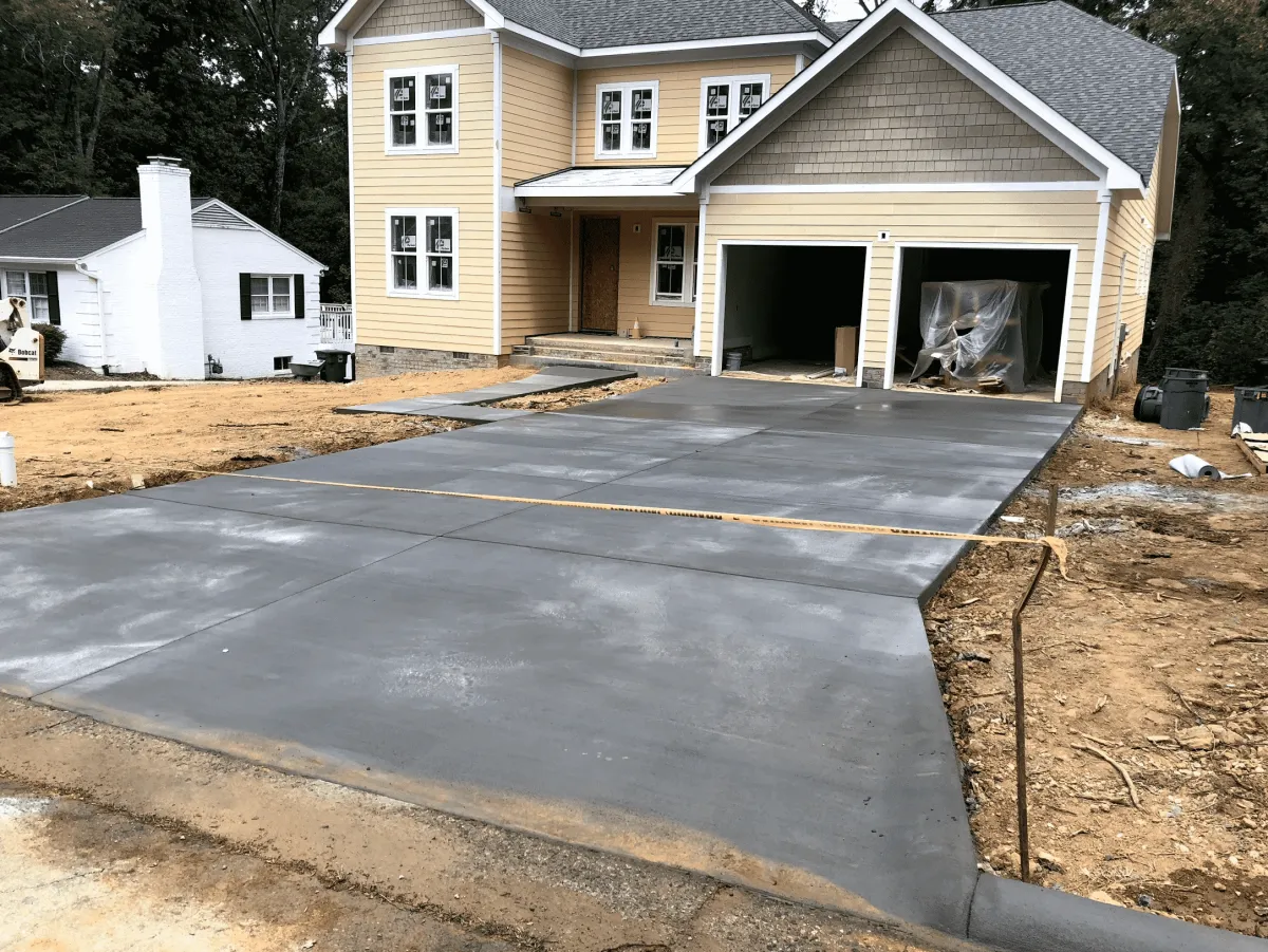 Salisbury Concrete builds and installs Driveway
