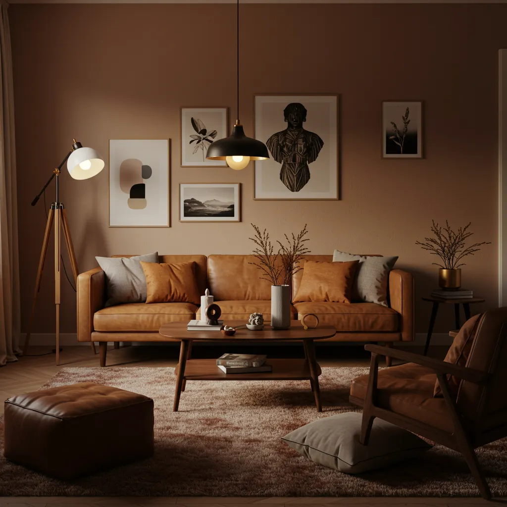 A beautifully painted living room in Parlier, California showcasing popular interior colors.