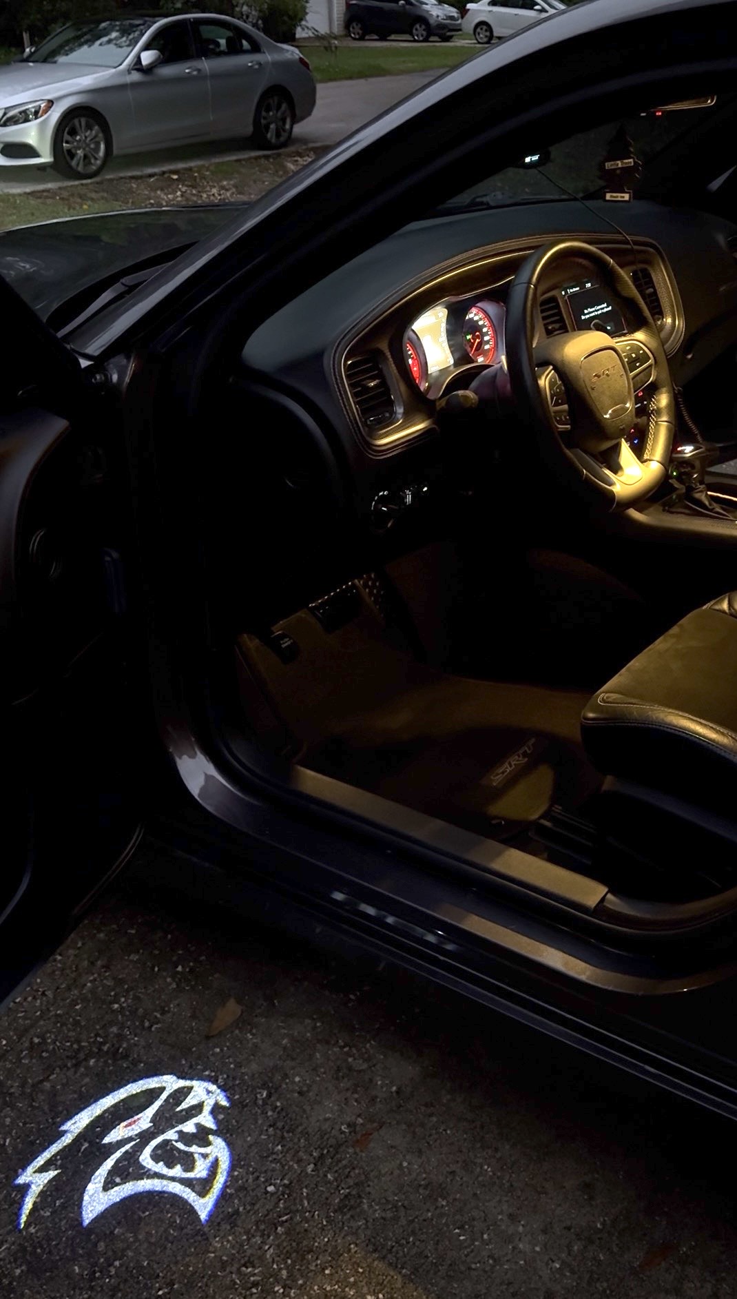 After photo of a glossy clean car after professional detailing