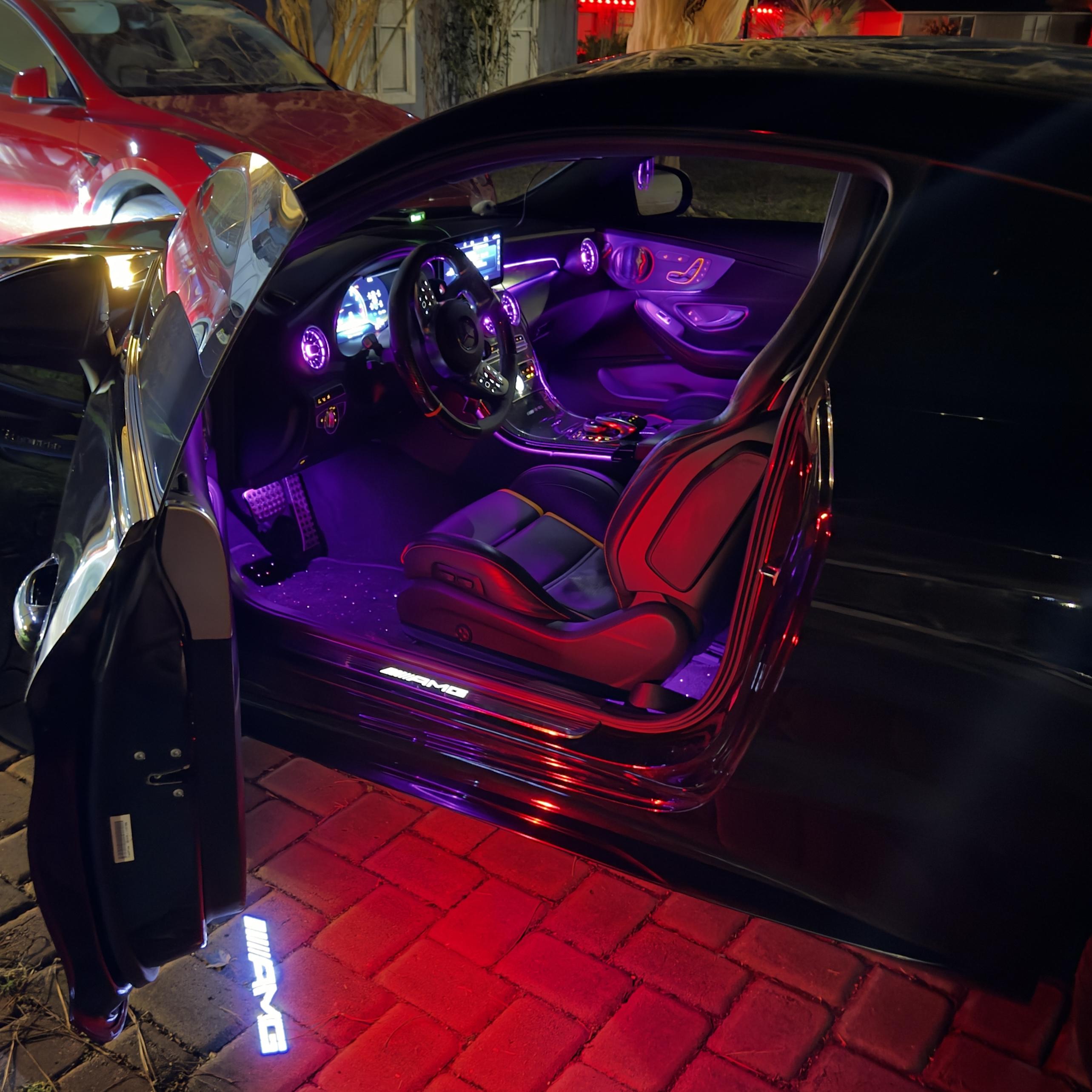 Clean luxury car interior after detailing