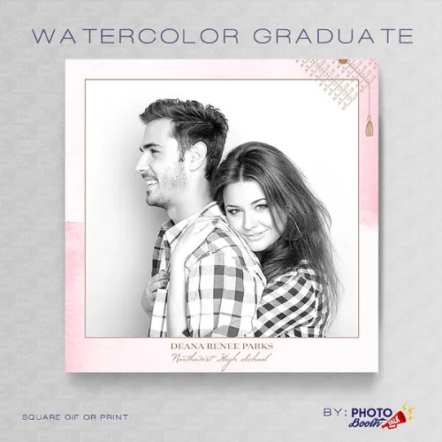 water color 360 photo booth design