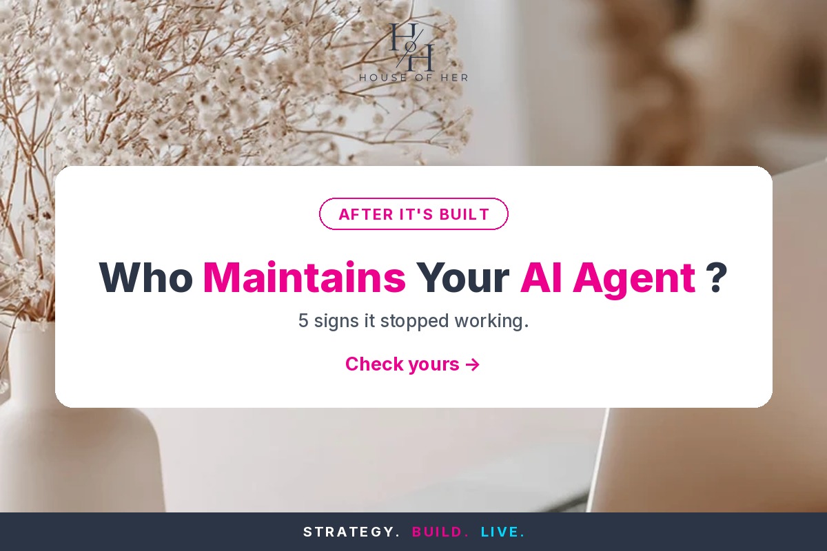 Who Maintains Your AI Agent After It's Built? A Solopreneur's Guide (2026)