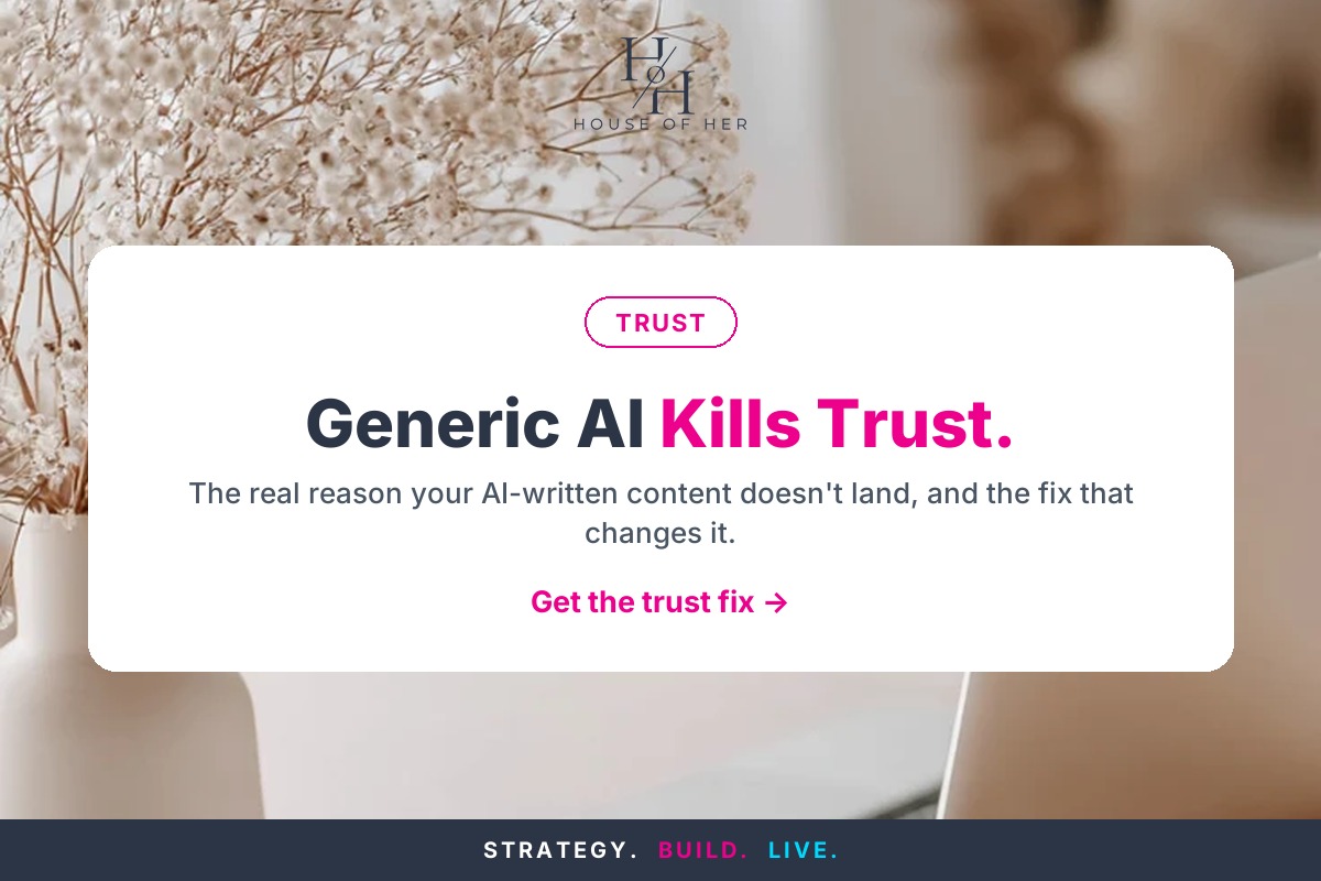 Why Generic AI Is Killing Your Clients' Trust