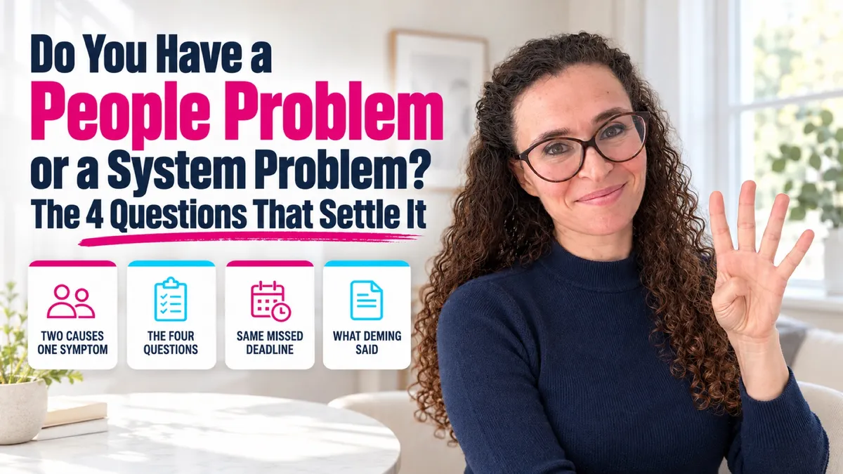 How to Tell If You Have a People Problem or a System Problem