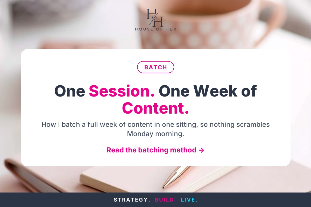 How I Write a Full Week of Content in One Sunday Session