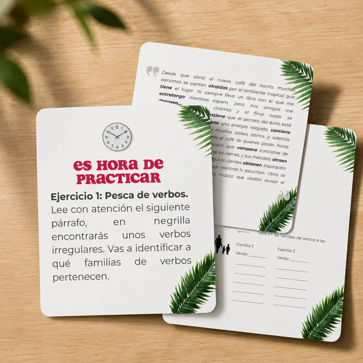 Ejercicios de conjugación