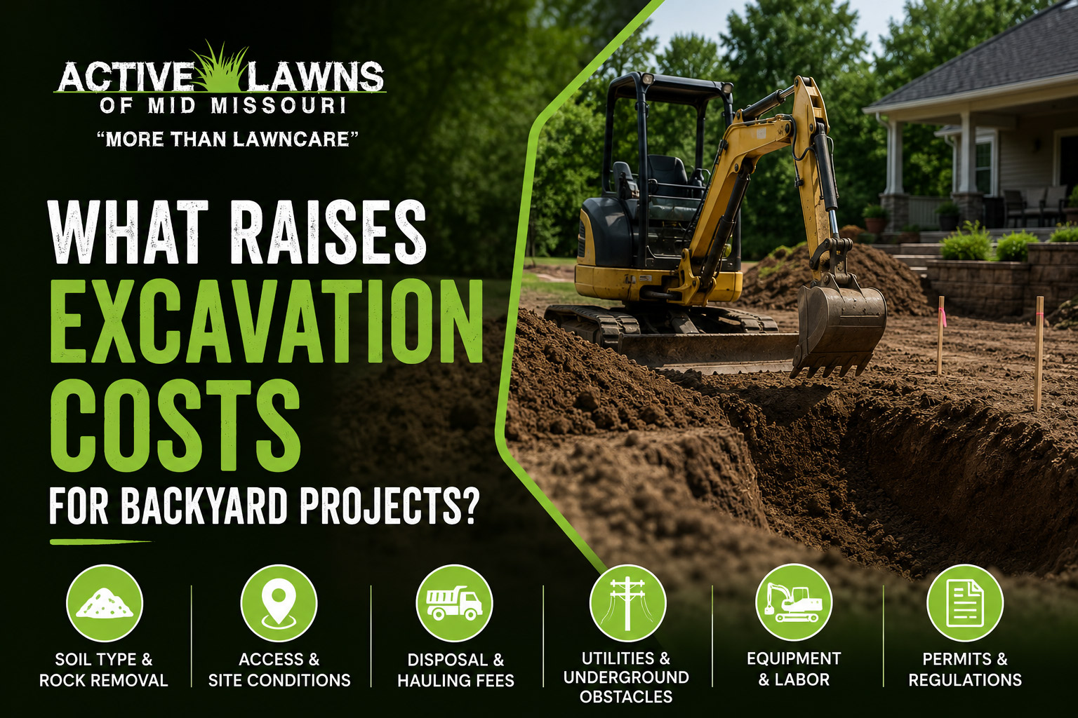 What Raises Excavation Costs for Backyard Projects?