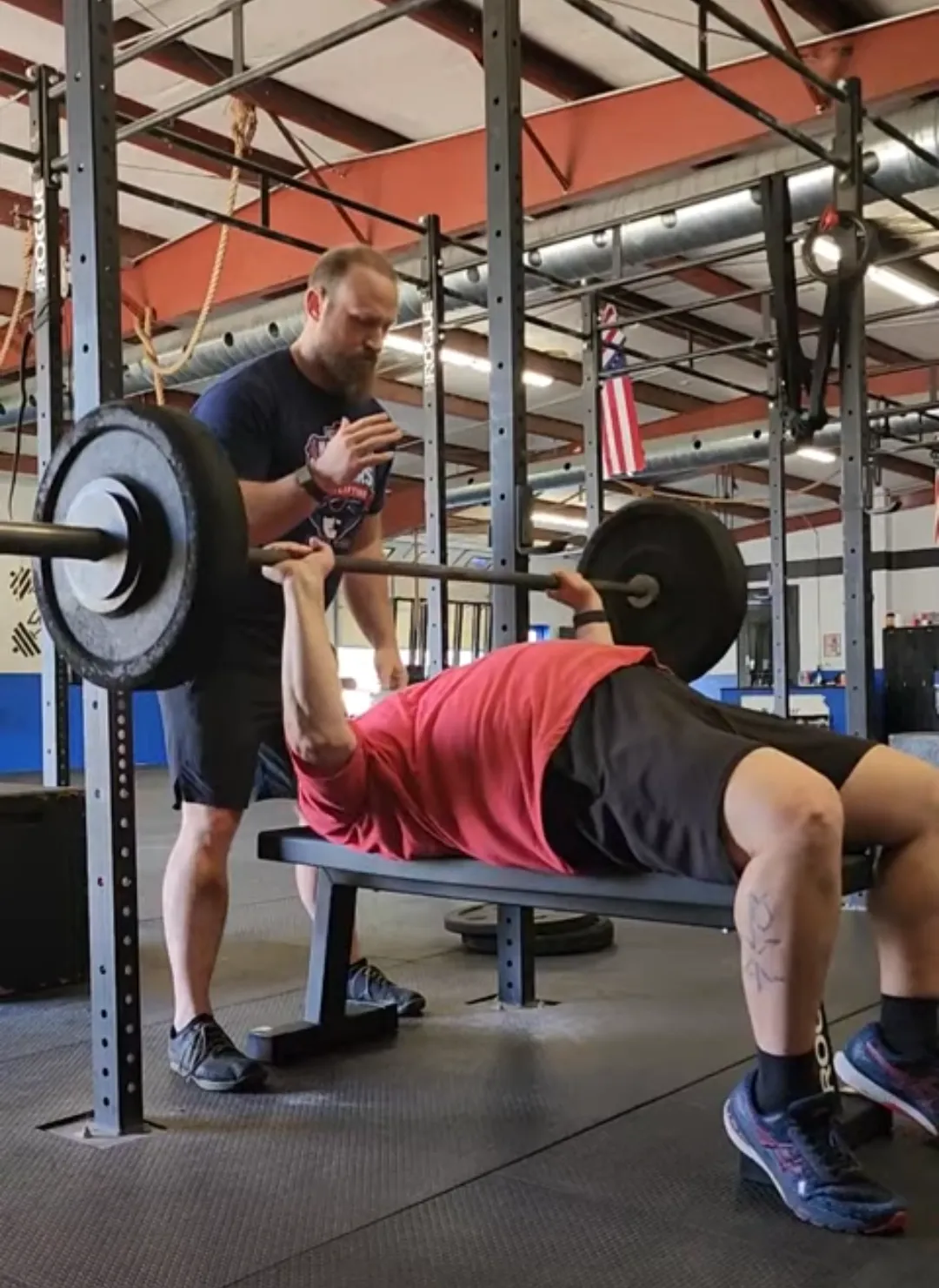 CrossFit members high-fiving post-workout