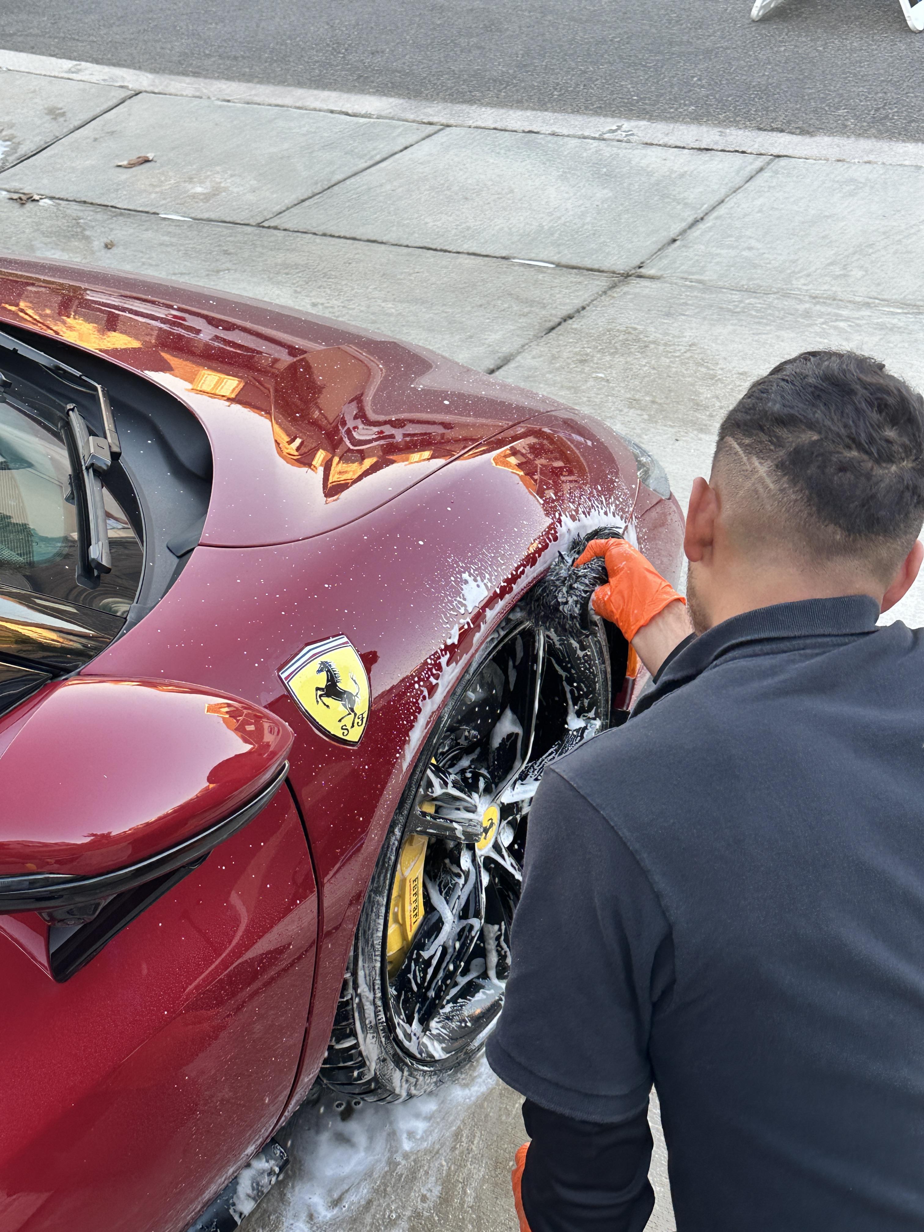 Exterior detail on ferrrai at 78023