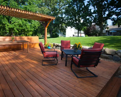 Custom Wood Deck Building in Denton