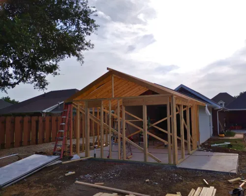  Custom Wood Deck Building