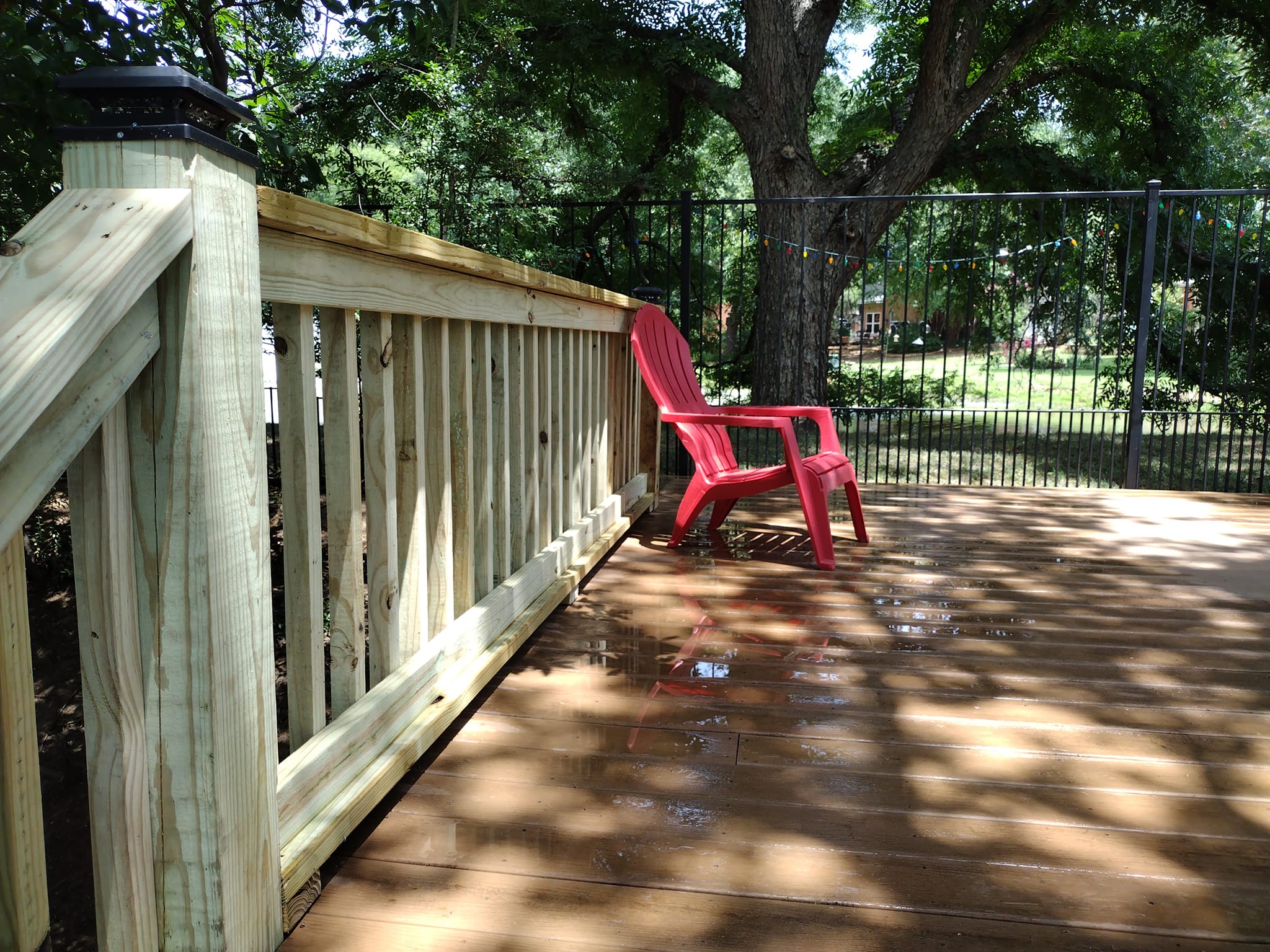 Custom Wood Deck Building Denton