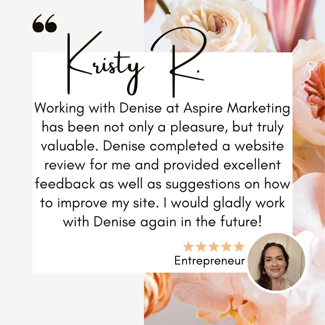 Testimonial Review Kristy Entrepreneur