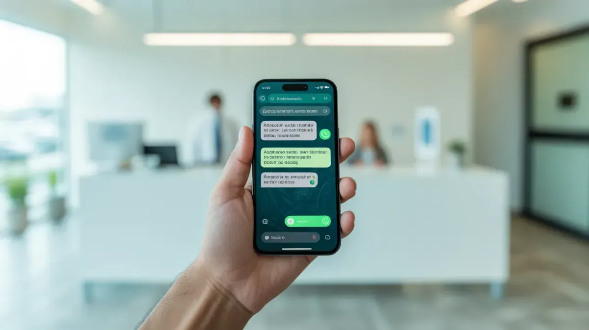 Recordatorios automáticos por WhatsApp para clínicas en México - pantalla con mensaje de confirmación de cita
