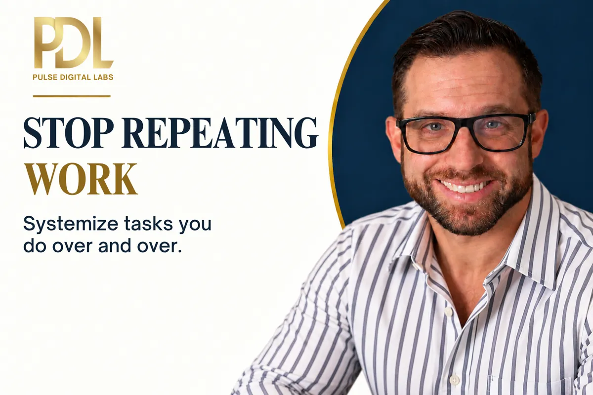 Stop doing the same work over and over by building repeatable business systems