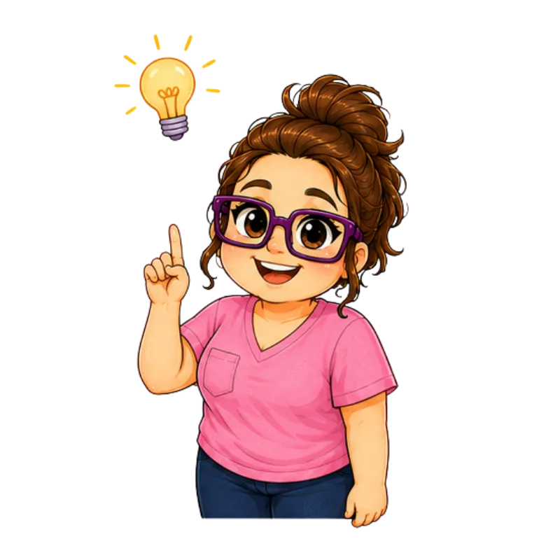 Smiling woman actively creating with a craft tutorial open on her laptop