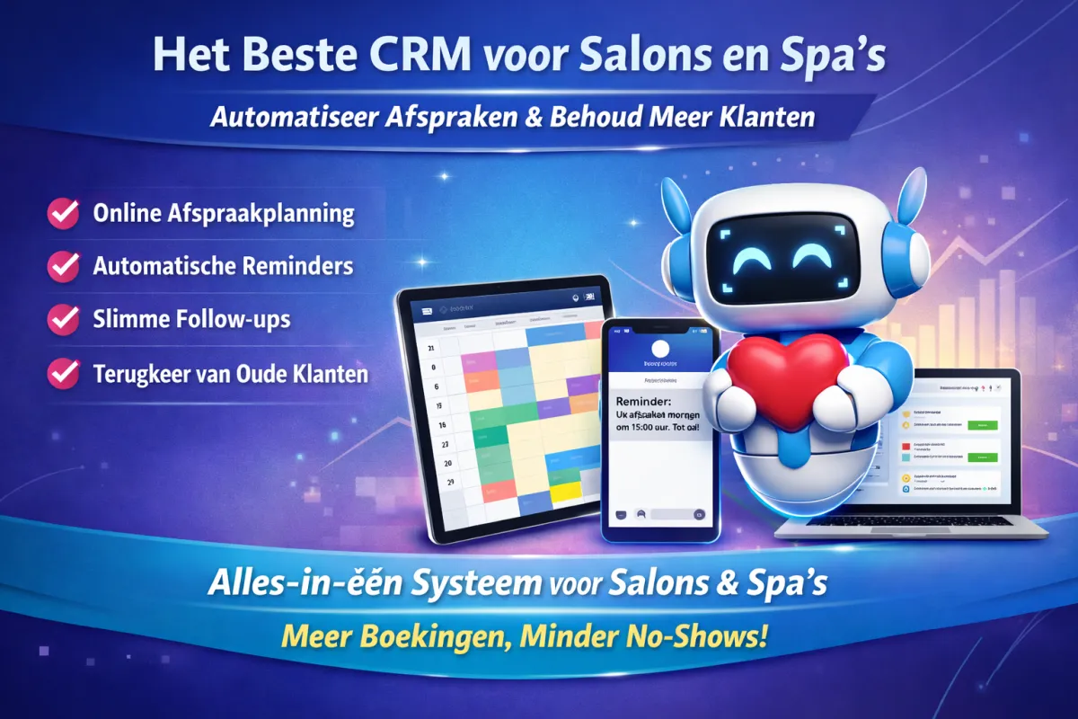 Beste CRM voor salons en spa’s om afspraken te automatiseren