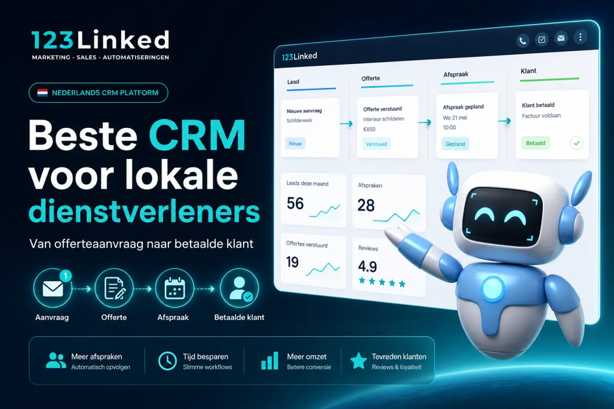 Beste CRM voor lokale dienstverleners: van offerteaanvraag naar betaalde klant
