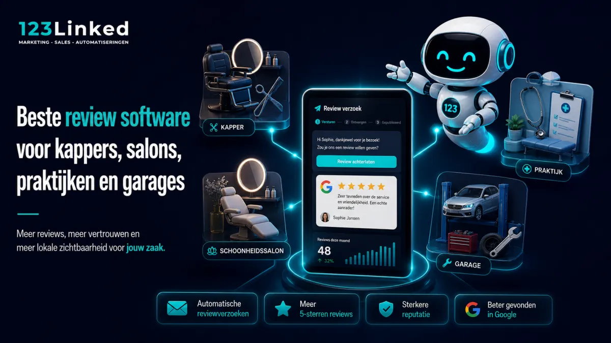 Beste review software voor kappers, salons, praktijken en garages