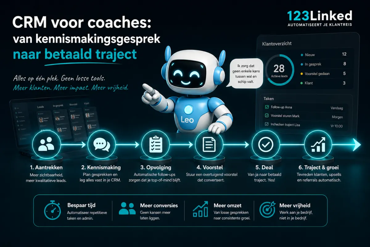 De ideale klantreis voor coaches en therapeuten: van aanvraag naar review