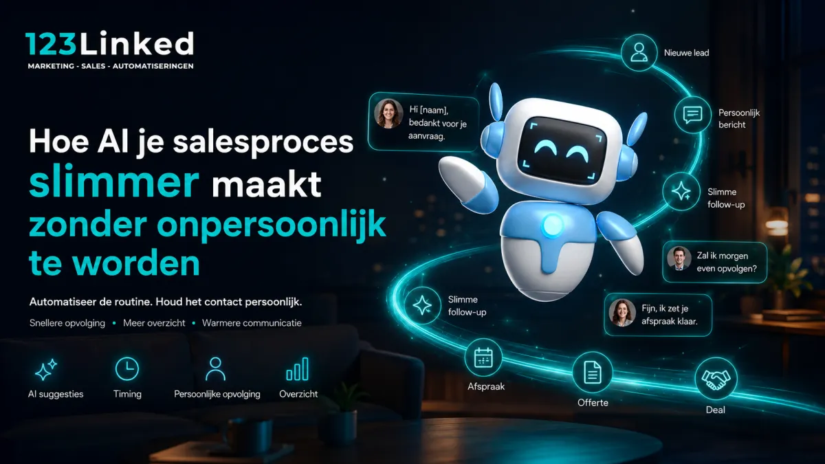 Hoe AI je salesproces slimmer maakt zonder onpersoonlijk te worden