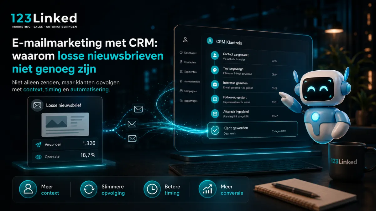 E-mailmarketing met CRM: waarom losse nieuwsbrieven niet genoeg zijn
