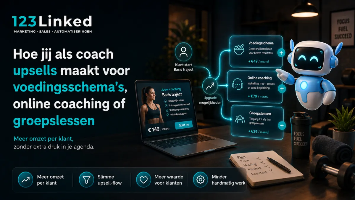 Hoe jij als coach upsells maakt voor voedingsschema’s, online coaching of groepslessen