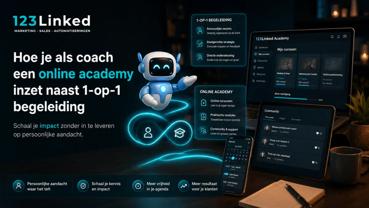 Hoe je als coach een online academy inzet naast 1-op-1 begeleiding