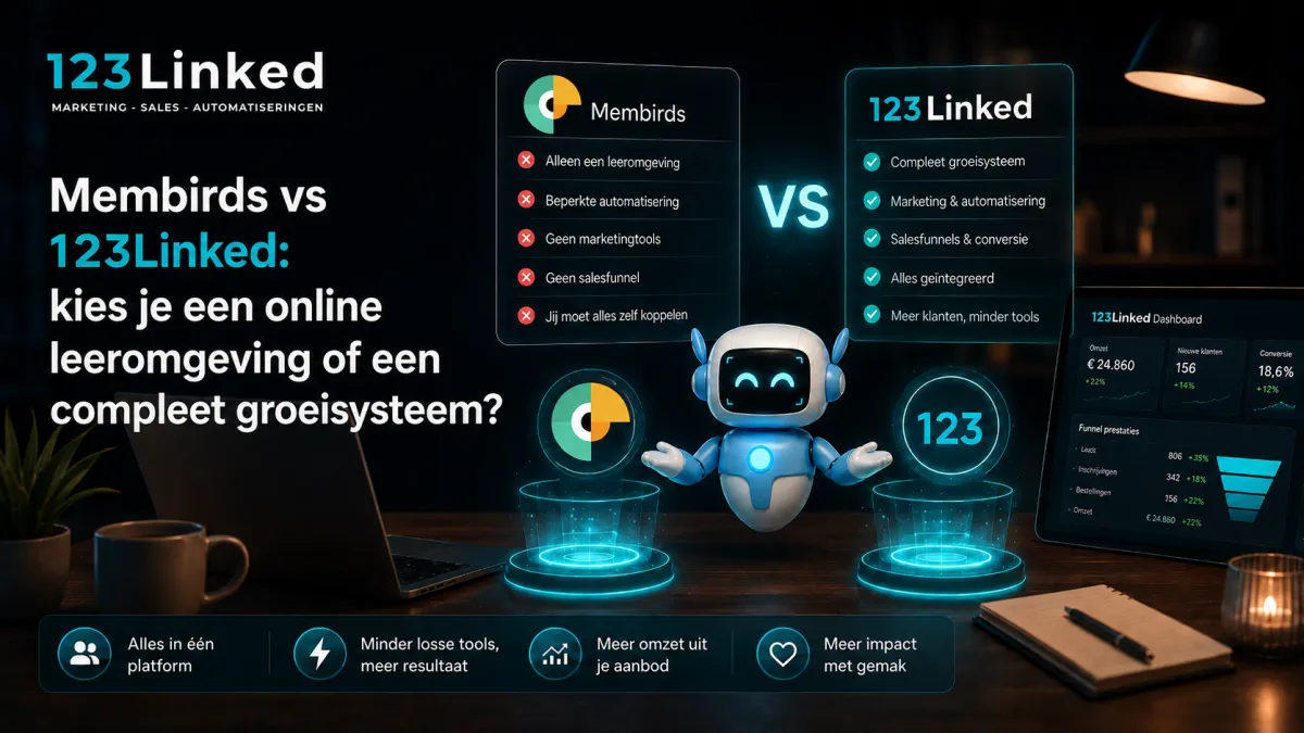 Membirds vs 123Linked: kies je een online leeromgeving of een compleet groeisysteem?