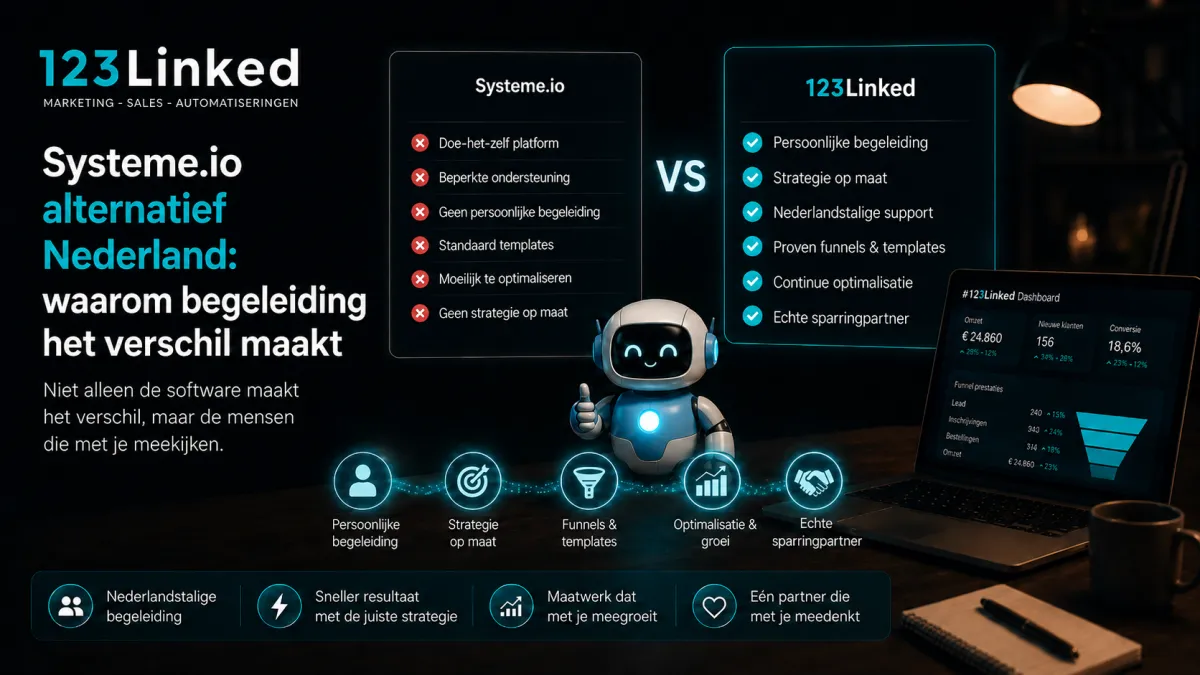 Systeme.io alternatief Nederland: waarom begeleiding het verschil maakt