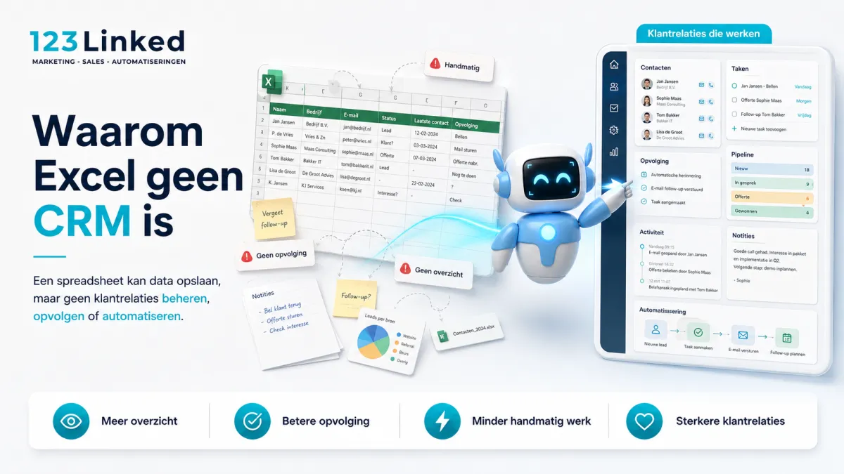 Waarom Excel geen CRM is voor bedrijven die willen groeien