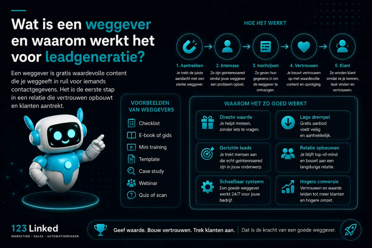 Wat is een weggever en waarom werkt het voor leadgeneratie?