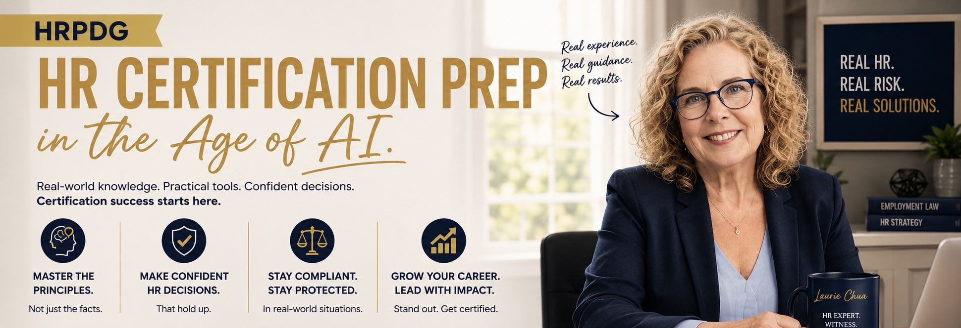 HR Certification Prep Power Hour live weekly SHRM and HRCI exam prep Q&A with Laurie Chua