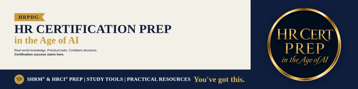 HR Certification Prep Power Hour live weekly SHRM and HRCI exam prep Q&A with Laurie Chua