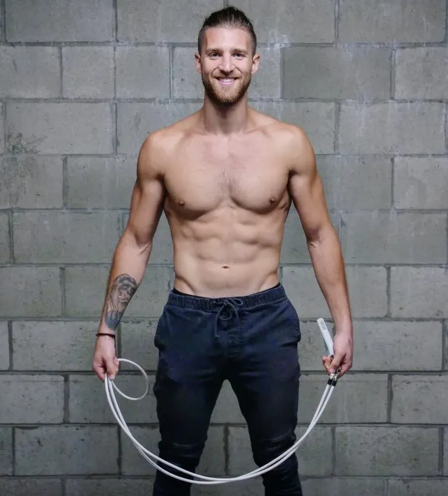Client James after building strength and consistency