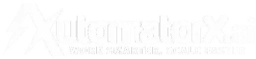 AutomatorX AI Logo Light