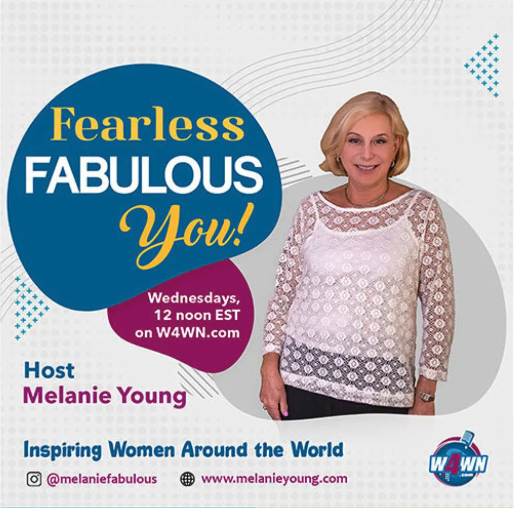 promo block for Fearless Fabulous You podcast