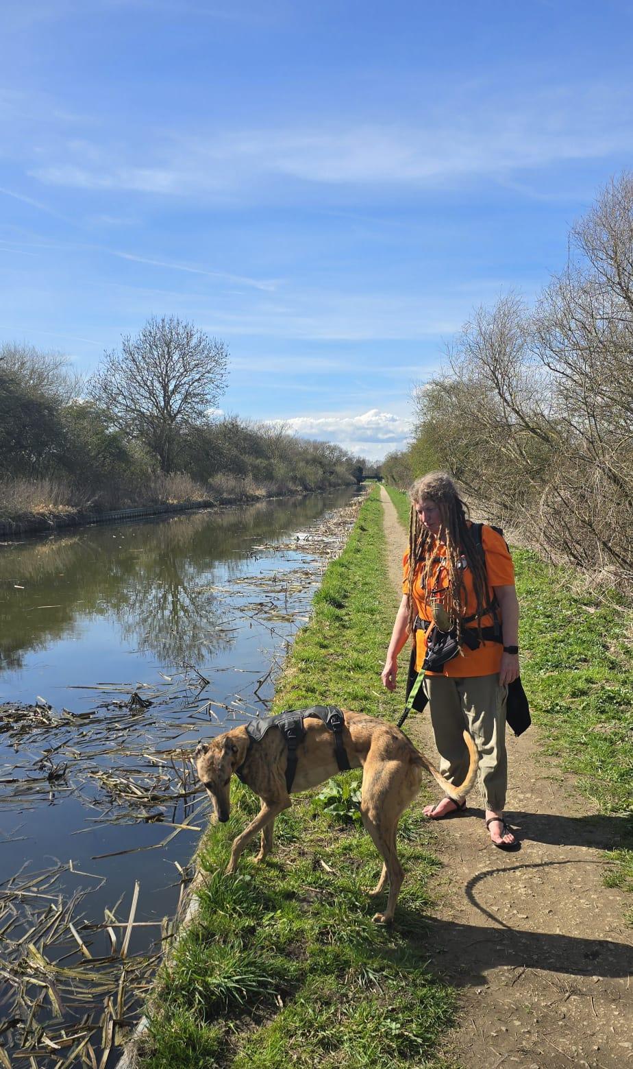Karen and Peter enjoying a walk