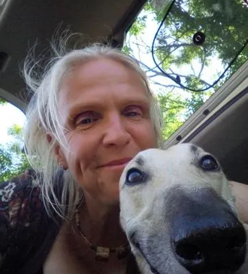 Greyhound cuddles