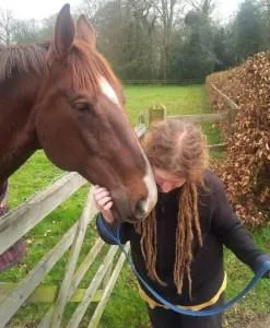 Karen With A Horse