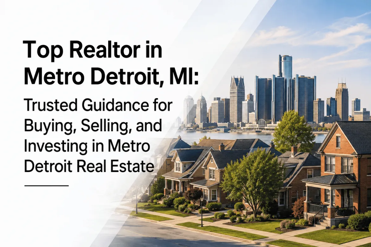 Top Realtor in Metro Detroit MI for buying and selling homes