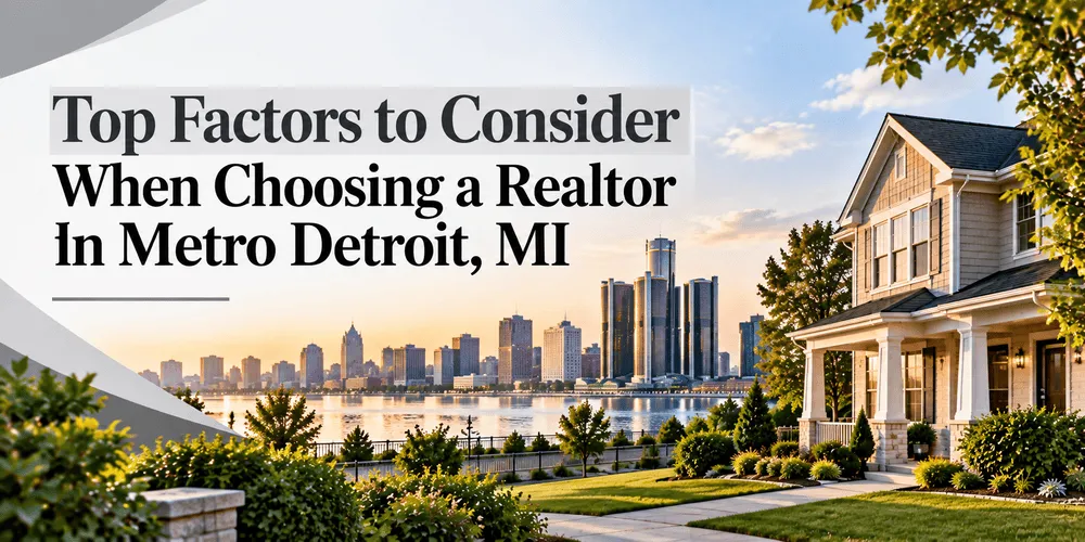 Top Factors to Consider When Choosing a Realtor in Metro Detroit, MI