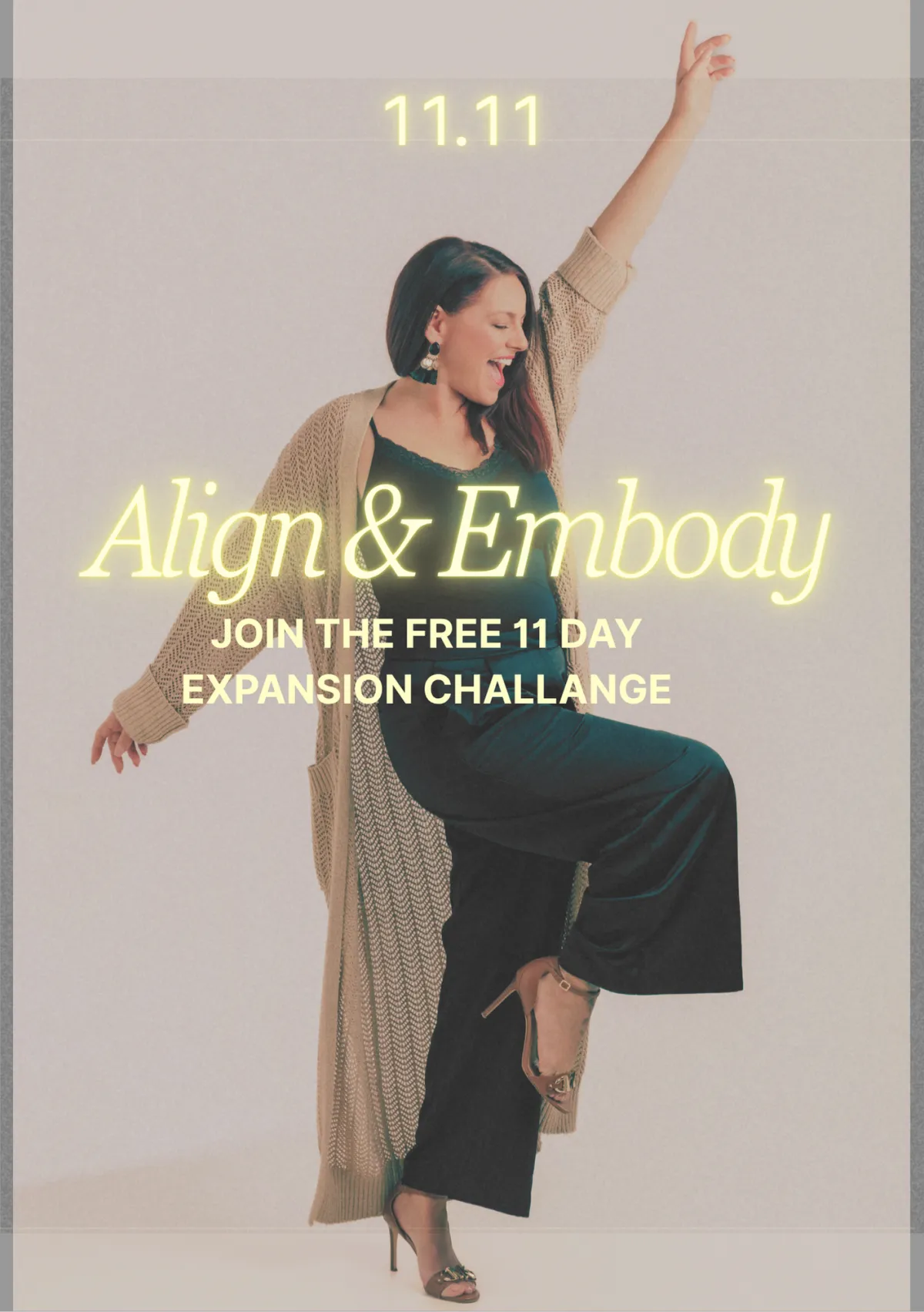 Portrait of a confident female coach, studio-lit, transparent background