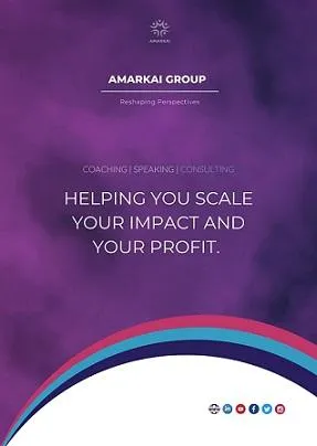 Amarkai Group Coaching Speaking Training Services Brochure