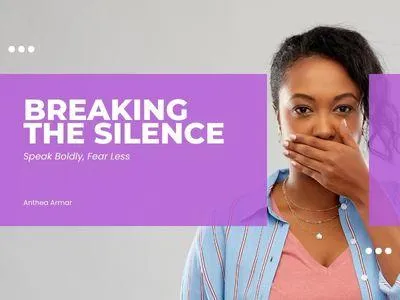 Breaking the silence - facing public speaking anxiety cover