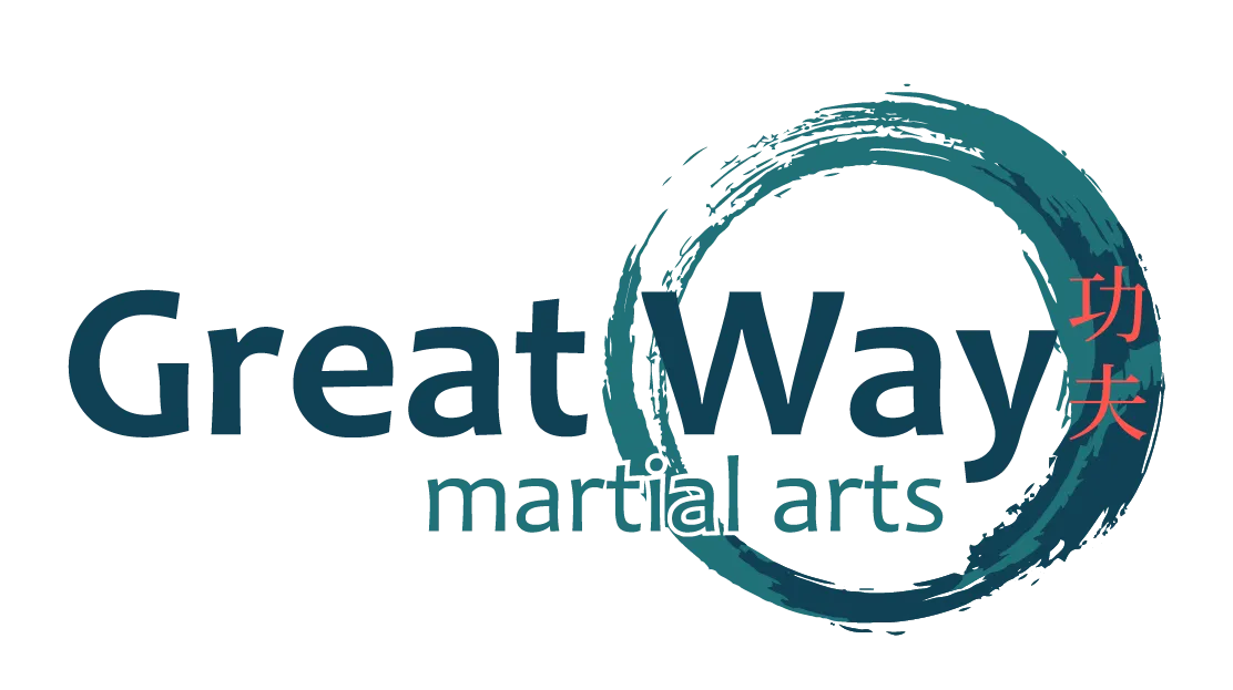 Great Way Martial Arts Logo, in teal and red.