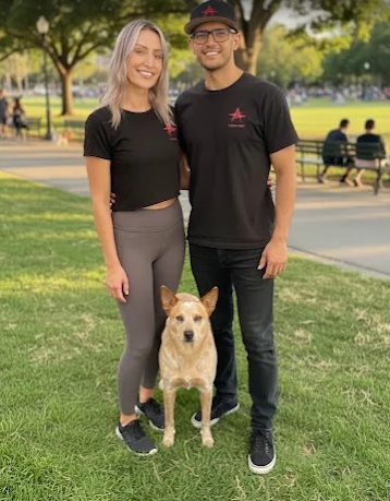 a person holding an animal